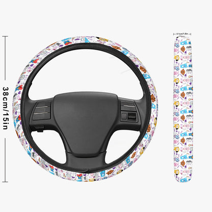 BTS BT21 Steering Wheel Cover - Great BTS car accessory - BTS gift - bts army - bts car accessories - Beyond The Shoppe