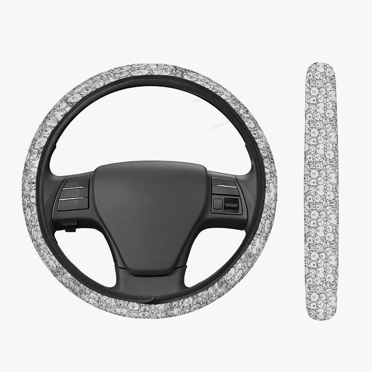 BTS BT21 Steering Wheel Cover - Great BTS car accessory - BTS gift - bts army - bts car accessories - Beyond The Shoppe