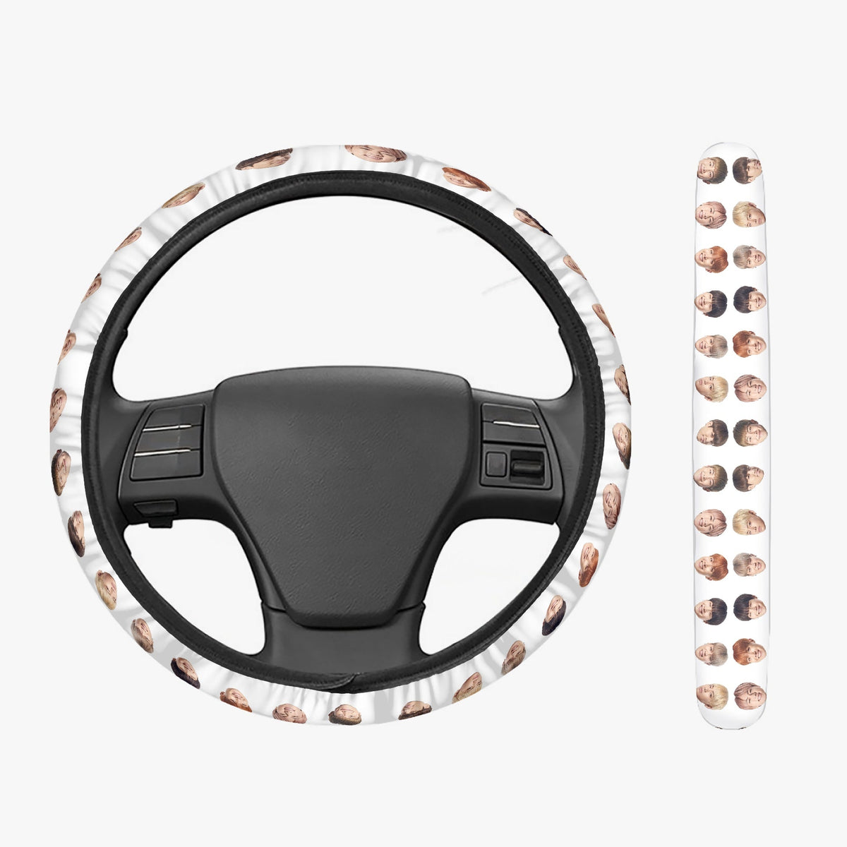 BTS BT21 Steering Wheel Cover - OT7 Faces - Great BTS car accessory - bst gift - bts army - bts car accessories - Beyond The Shoppe