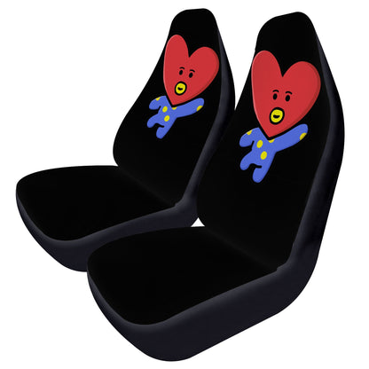 BTS BT21 Tata Car Seat Microfiber Covers - Set of 2 - 8 Designs to choose from! BTS car seat covers - bangtan army car accessories - ARMY - Beyond The Shoppe