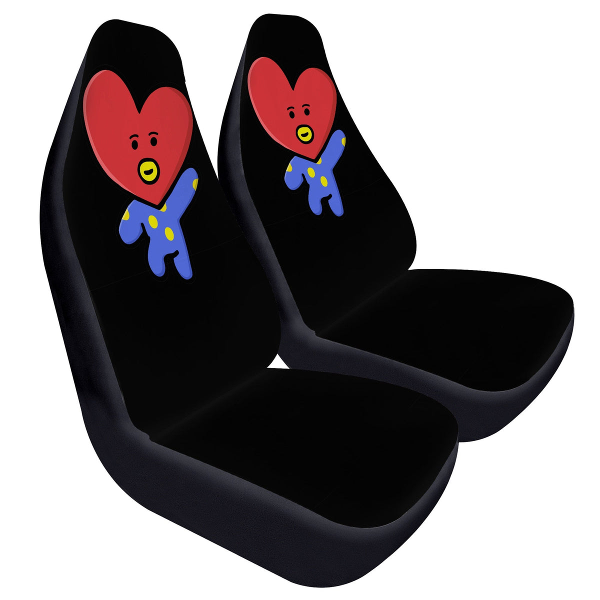 BTS BT21 Tata Car Seat Microfiber Covers - Set of 2 - 8 Designs to choose from! BTS car seat covers - bangtan army car accessories - ARMY - Beyond The Shoppe