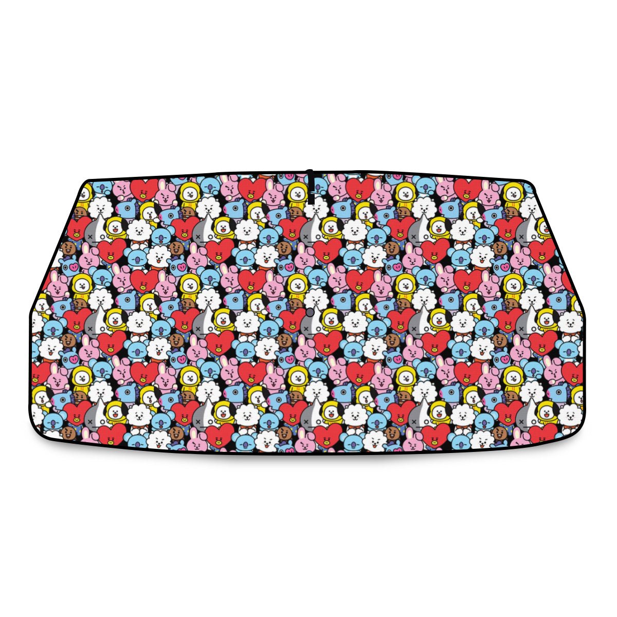BTS BT21 Themed Sun Shade Parasol Style - Windshield Cover - KPop Themed - Great gift! Car Window Shield - Windshield Protector - Beyond The Shoppe