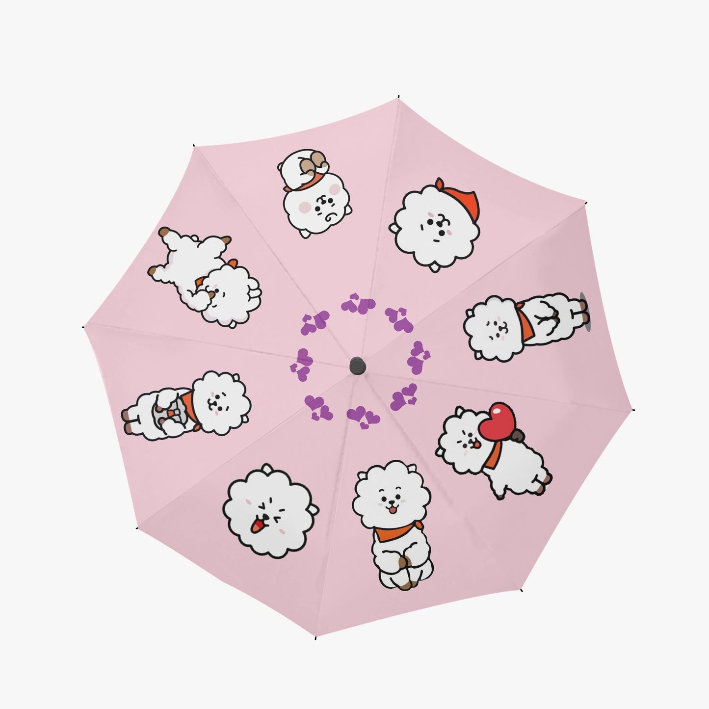BTS BT21 Umbrella - Automatic opening umbrella - Bts rainy weather, BTS protection from weather - Beyond The Shoppe