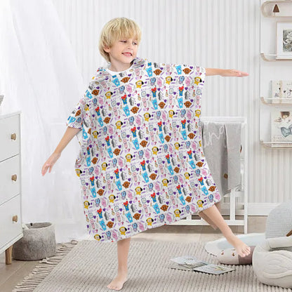 BTS BT21 Unisex Childrens Hooded Bath & Pool Beach Towel - Great for bath time too! - Beyond The Shoppe