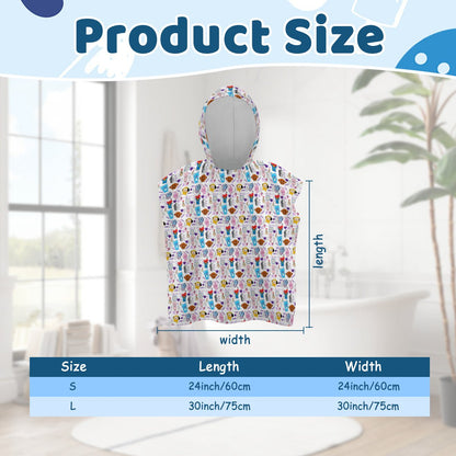 BTS BT21 Unisex Childrens Hooded Bath & Pool Beach Towel - Great for bath time too! - Beyond The Shoppe