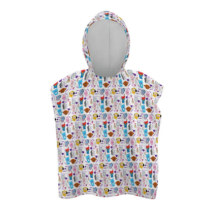 BTS BT21 Unisex Childrens Hooded Bath & Pool Beach Towel - Great for bath time too! - Beyond The Shoppe