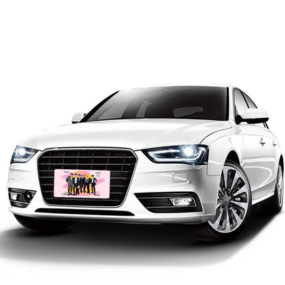 BTS Bt21 Vanity Plate - BTS Permission to dance License Plate Frame - BTS Army Bangtan car accessories - bts vanity plate - vanity plate - Beyond The Shoppe
