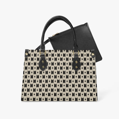 BTS Featured Tote Bag with long strap and inner matching black bag - Purse - handbag - clutch - Beyond The Shoppe