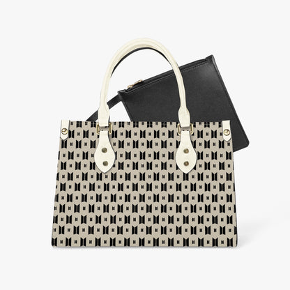 BTS Featured Tote Bag with long strap and inner matching black bag - Purse - handbag - clutch - Beyond The Shoppe