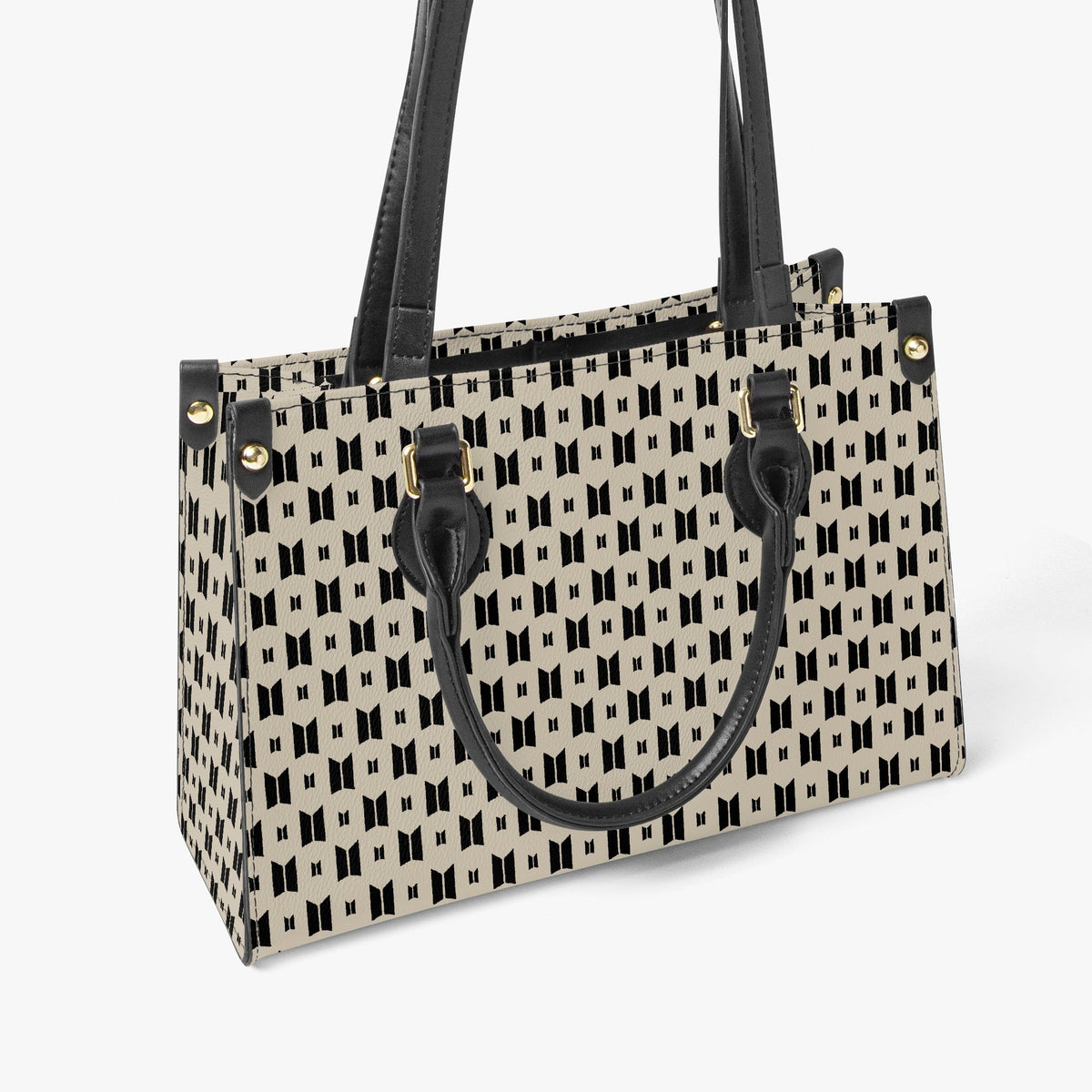 BTS Featured Tote Bag with long strap and inner matching black bag - Purse - handbag - clutch - Beyond The Shoppe