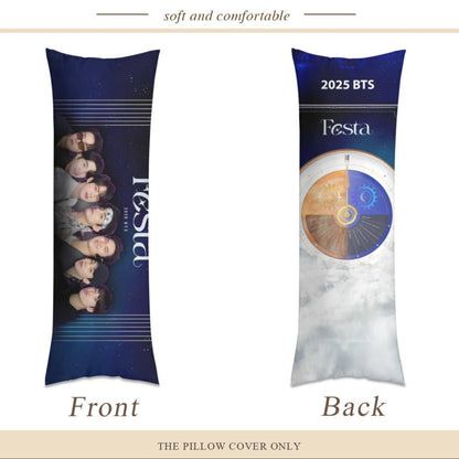 BTS Festa 2025 Commemorative Full Body Pillow Case – Double Sided - Beyond The Shoppe
