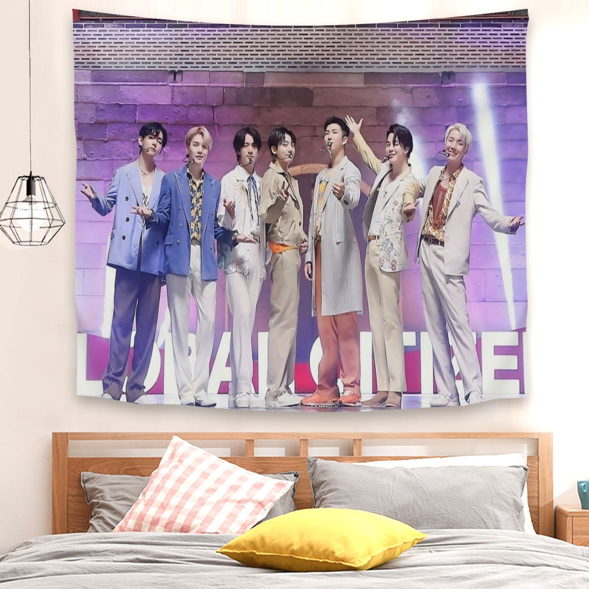 BTS Horizontal Polyester Wall Tapestry (80*60inch) - Beyond The Shoppe