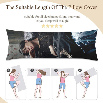 BTS JHope Arirang Concert Full Body Pillow Case - Double Sided with two different photos full body pillowcases - 3 sizes! Great Kpop gift idea! - Beyond The Shoppe