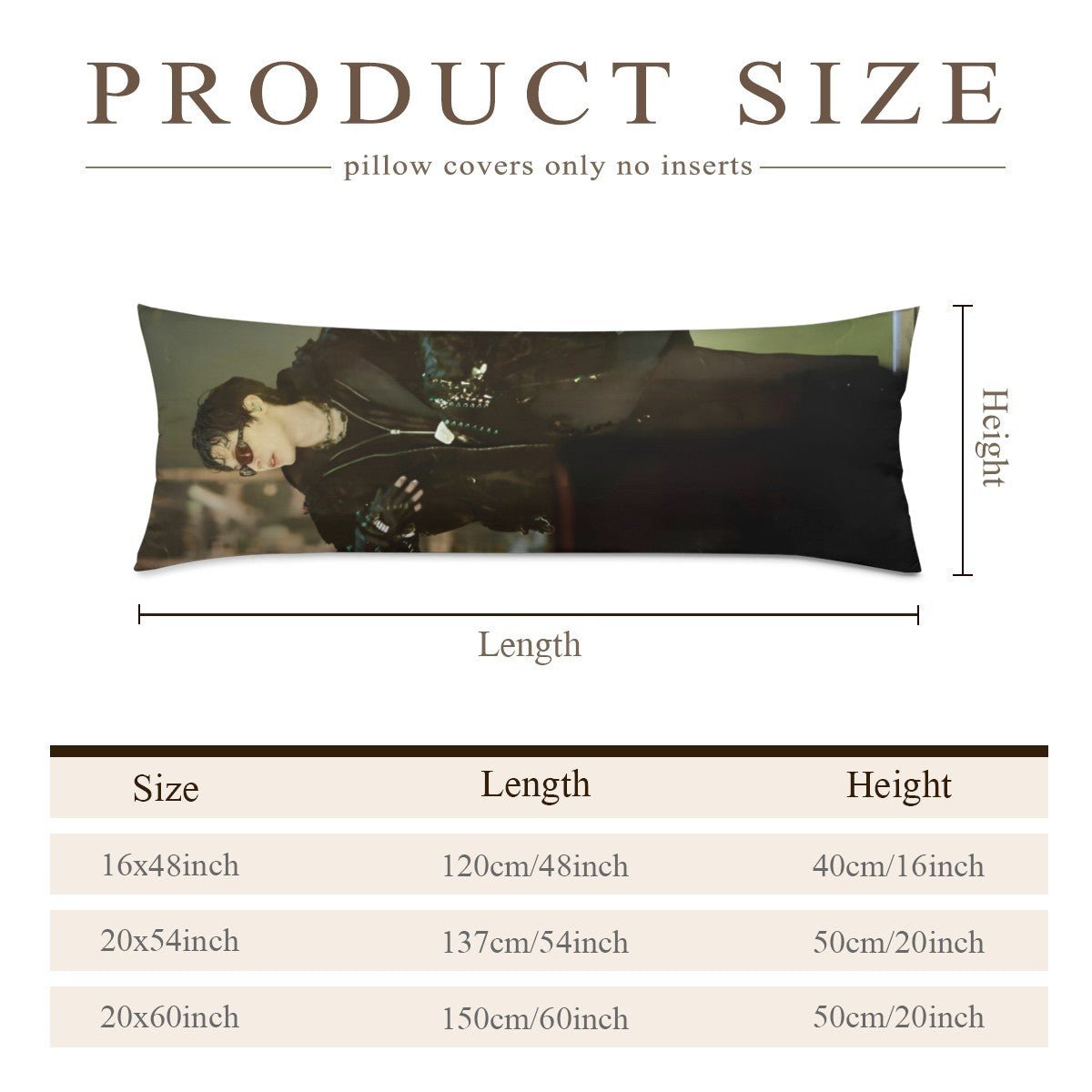 BTS JHope Arirang Concert Full Body Pillow Case - Double Sided with two different photos full body pillowcases - 3 sizes! Great Kpop gift idea! - Beyond The Shoppe