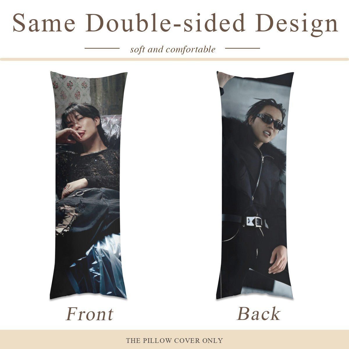 BTS JHope Arirang Concert Full Body Pillow Case - Double Sided with two different photos full body pillowcases - 3 sizes! Great Kpop gift idea! - Beyond The Shoppe