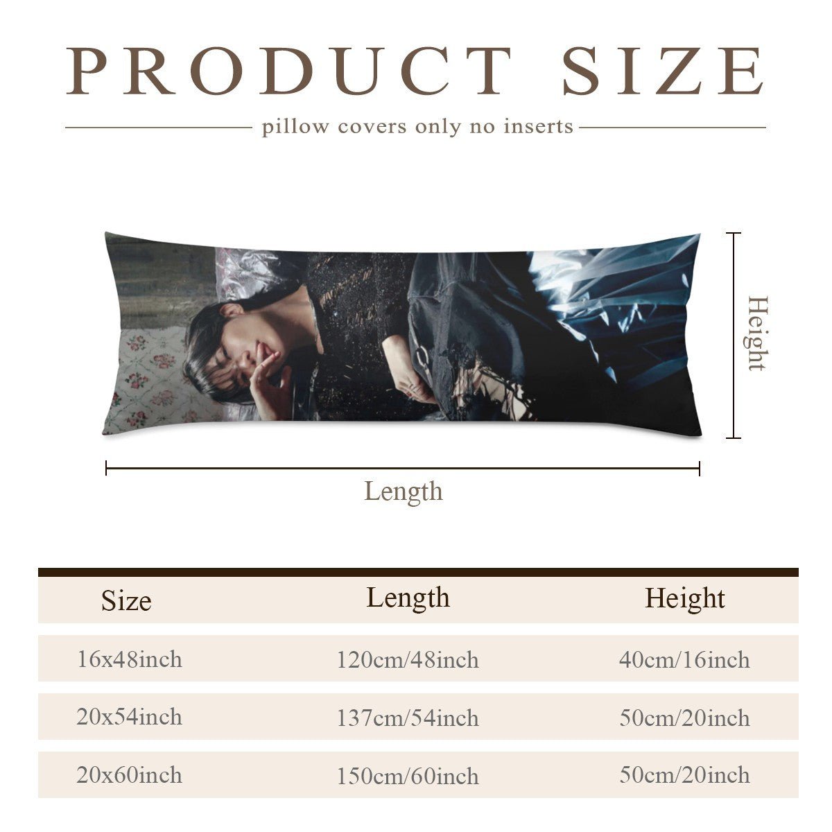 BTS JHope Arirang Concert Full Body Pillow Case - Double Sided with two different photos full body pillowcases - 3 sizes! Great Kpop gift idea! - Beyond The Shoppe