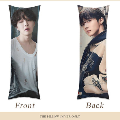 BTS Jhope Body Pillow Case - 3 Sizes - BTS J - Hope full size pillowcase - BTS J Hope double sided pillow case - Beyond The Shoppe