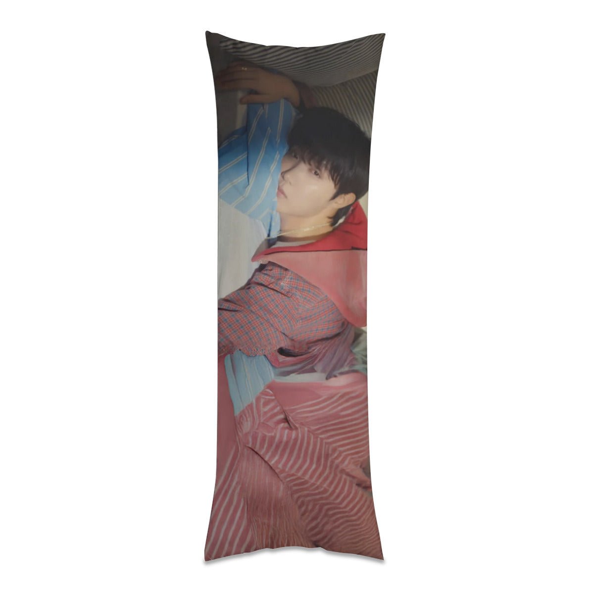BTS JHope Sleeping Doublesided Full Body Microfiber Pillow Case - 2 sided - 2 images - J - hope pillowcase - Beyond The Shoppe