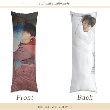 BTS JHope Sleeping Doublesided Full Body Microfiber Pillow Case - 2 sided - 2 images - J - hope pillowcase - Beyond The Shoppe