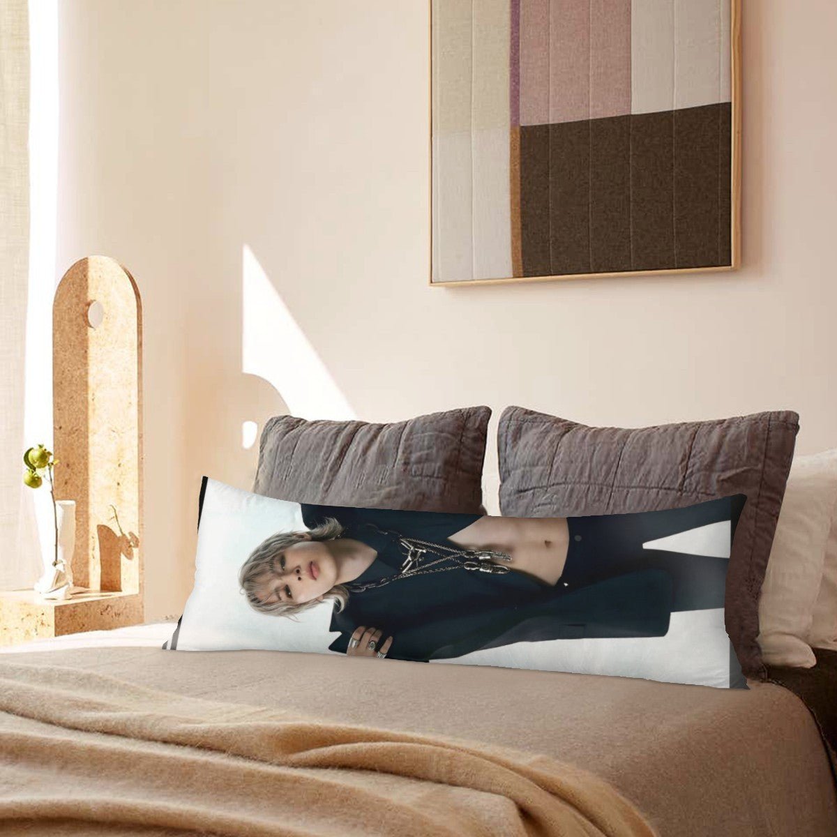 BTS Jimin Arirang Concert Full Body Pillow Case - Double Sided with two different photos full body pillowcases - 3 sizes! Great Kpop gift idea! - Beyond The Shoppe