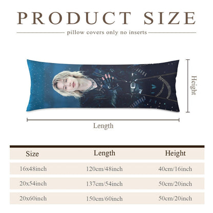 BTS Jimin Arirang Concert Full Body Pillow Case - Double Sided with two different photos full body pillowcases - 3 sizes! Great Kpop gift idea! - Beyond The Shoppe