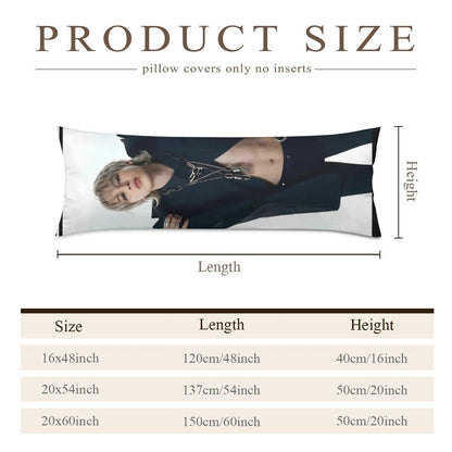 BTS Jimin Arirang Concert Full Body Pillow Case - Double Sided with two different photos full body pillowcases - 3 sizes! Great Kpop gift idea! - Beyond The Shoppe