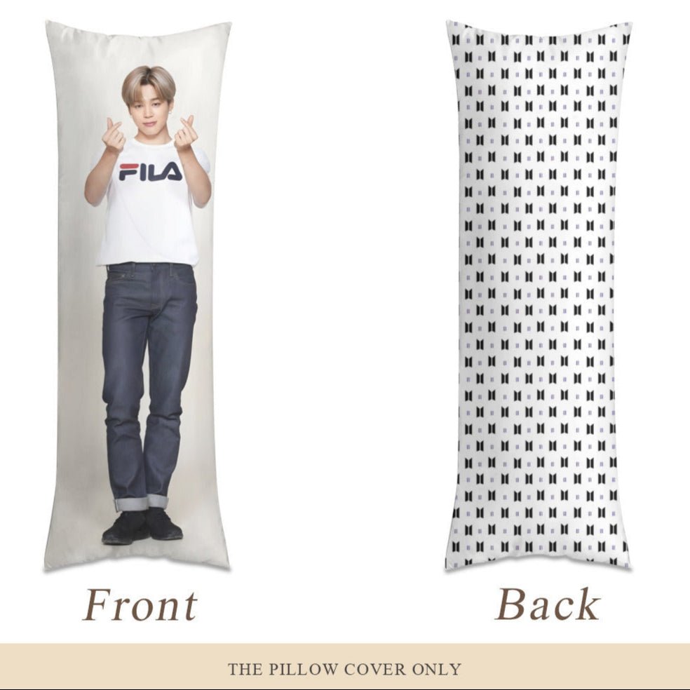 BTS Jimin Body Pillow Case - 3 Sizes - BTS Jimin full size pillow case - BTS Jimin pillow case - Beyond The Shoppe