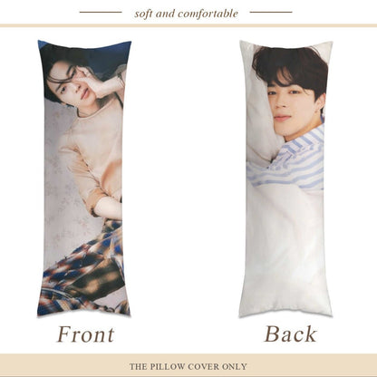 BTS Jimin - Laying Down & Sleeping! Full Body Pillow Microfiber Case - 2 Different pictures! Double sided pillowcase - 3 Sizes - Beyond The Shoppe