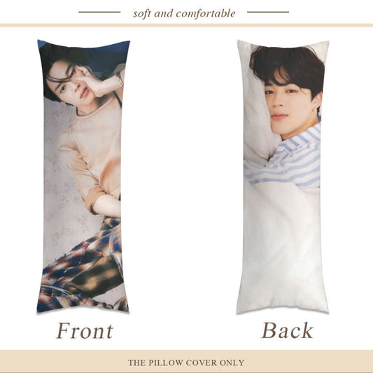 BTS Jimin - Laying Down & Sleeping! Full Body Pillow Microfiber Case - 2 Different pictures! Double sided pillowcase - 3 Sizes - Beyond The Shoppe