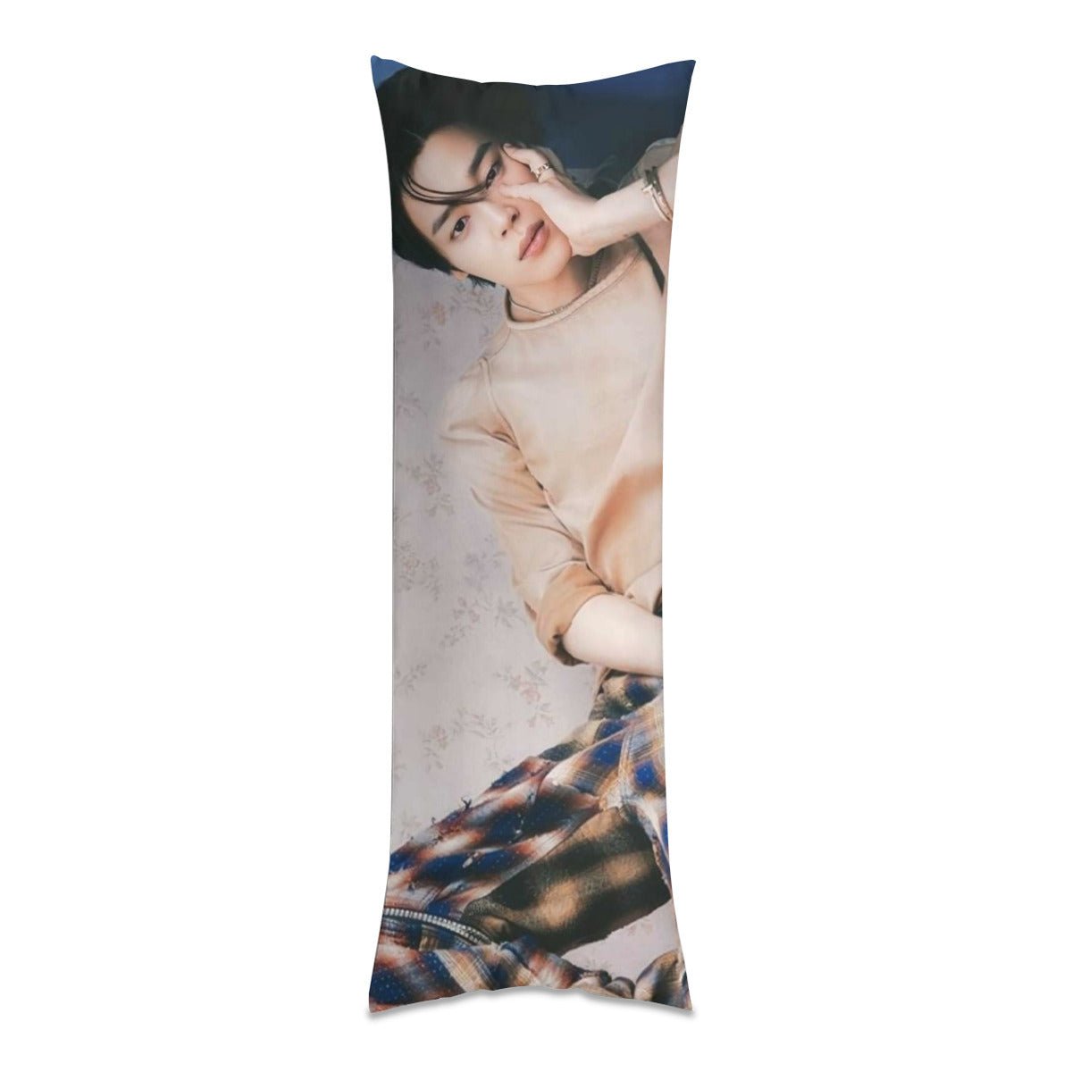 BTS Jimin - Laying Down & Sleeping! Full Body Pillow Microfiber Case - 2 Different pictures! Double sided pillowcase - 3 Sizes - Beyond The Shoppe