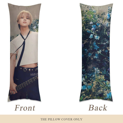 BTS Jimin Muse Full Body Pillow Case - Stunning picture of Jimin in his Muse era! 3 sizes - bts full size double sided pillowcase - bts park jimin - Beyond The Shoppe