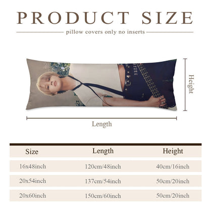 BTS Jimin Muse Full Body Pillow Case - Stunning picture of Jimin in his Muse era! 3 sizes - bts full size double sided pillowcase - bts park jimin - Beyond The Shoppe