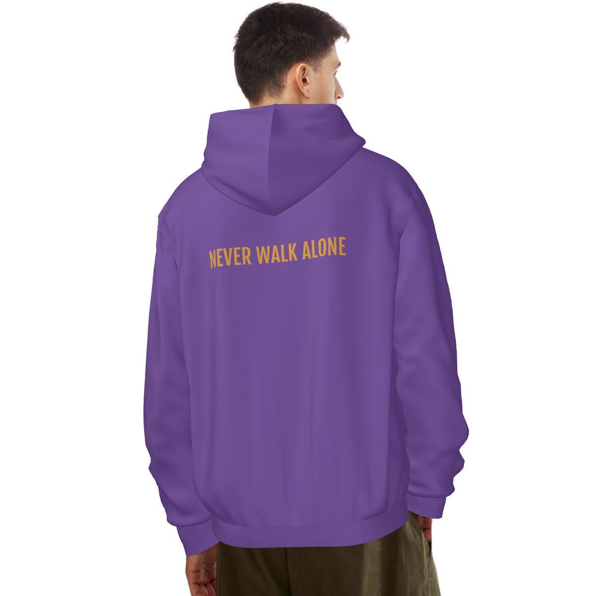 BTS Jimin Never Walk Alone Jimin Purple Light weight Hoodie with pockets – Fanmade K - pop Apparel - Beyond The Shoppe
