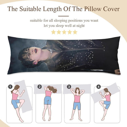 BTS Jin Arirang Concert Full Body Pillow Case - Double Sided with two different photos full body pillowcases - 3 sizes! Great Kpop gift idea! - Beyond The Shoppe