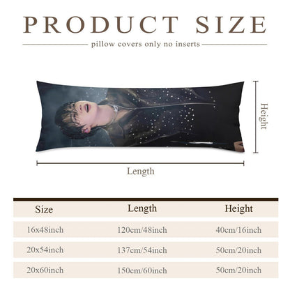 BTS Jin Arirang Concert Full Body Pillow Case - Double Sided with two different photos full body pillowcases - 3 sizes! Great Kpop gift idea! - Beyond The Shoppe