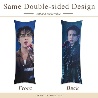 BTS Jin Arirang Concert Full Body Pillow Case - Double Sided with two different photos full body pillowcases - 3 sizes! Great Kpop gift idea! - Beyond The Shoppe