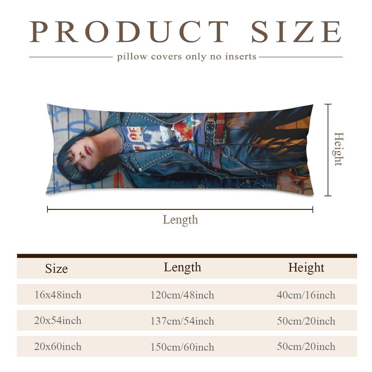 BTS Jin Duality Body Pillow Case - 3 Sizes - RUNSEOKJIN_EP.TOUR Concert - BTS Jin full size double sided pillowcase - World Wide Handsome - Beyond The Shoppe