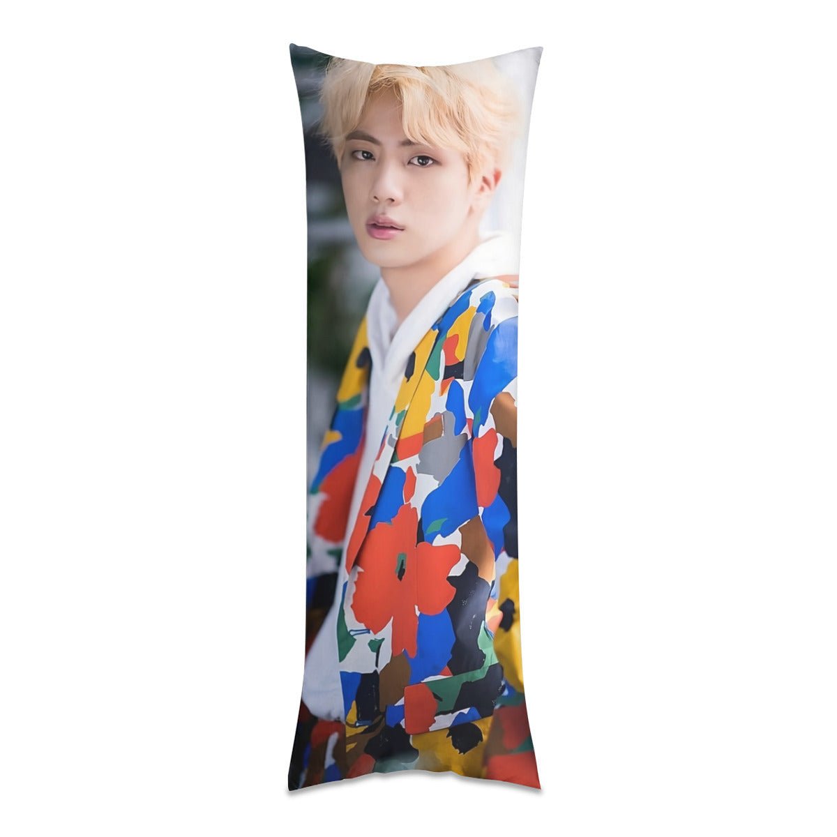 BTS Jin Full body pillow case - double sided in 3 sizes BTS Jin full size pillow case - BTS World Wide Handsome double sided pillowcase - Beyond The Shoppe