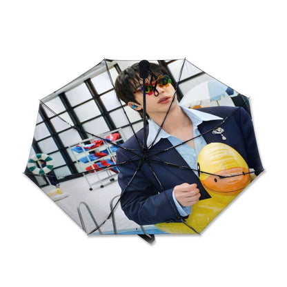 BTS Jin SWIM Automatic opening umbrella - Kpop for rainy weather and protection from weather - Beyond The Shoppe
