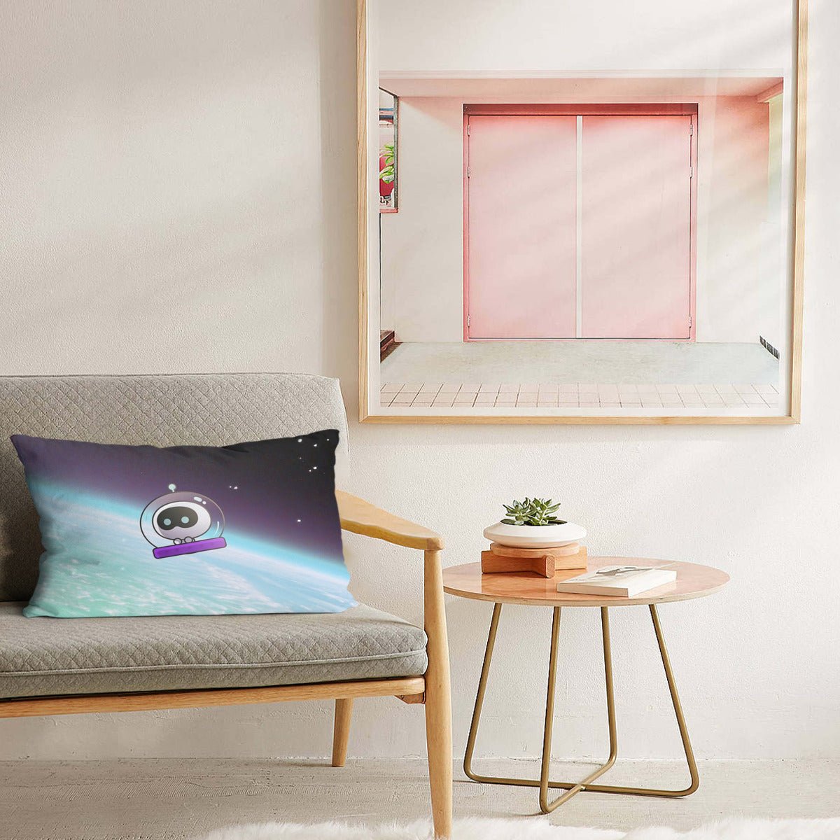 BTS Jin Wooteo themed Pillow sham - double sided pillow case - Pillowcase! Great KPOP Gift! - Beyond The Shoppe