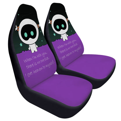 BTS Jin Wootteo Car Seat Microfiber Covers - Set of 2 - When I'm with you - BTS car seat covers - Bangtan army car accessories - ARMY - Beyond The Shoppe