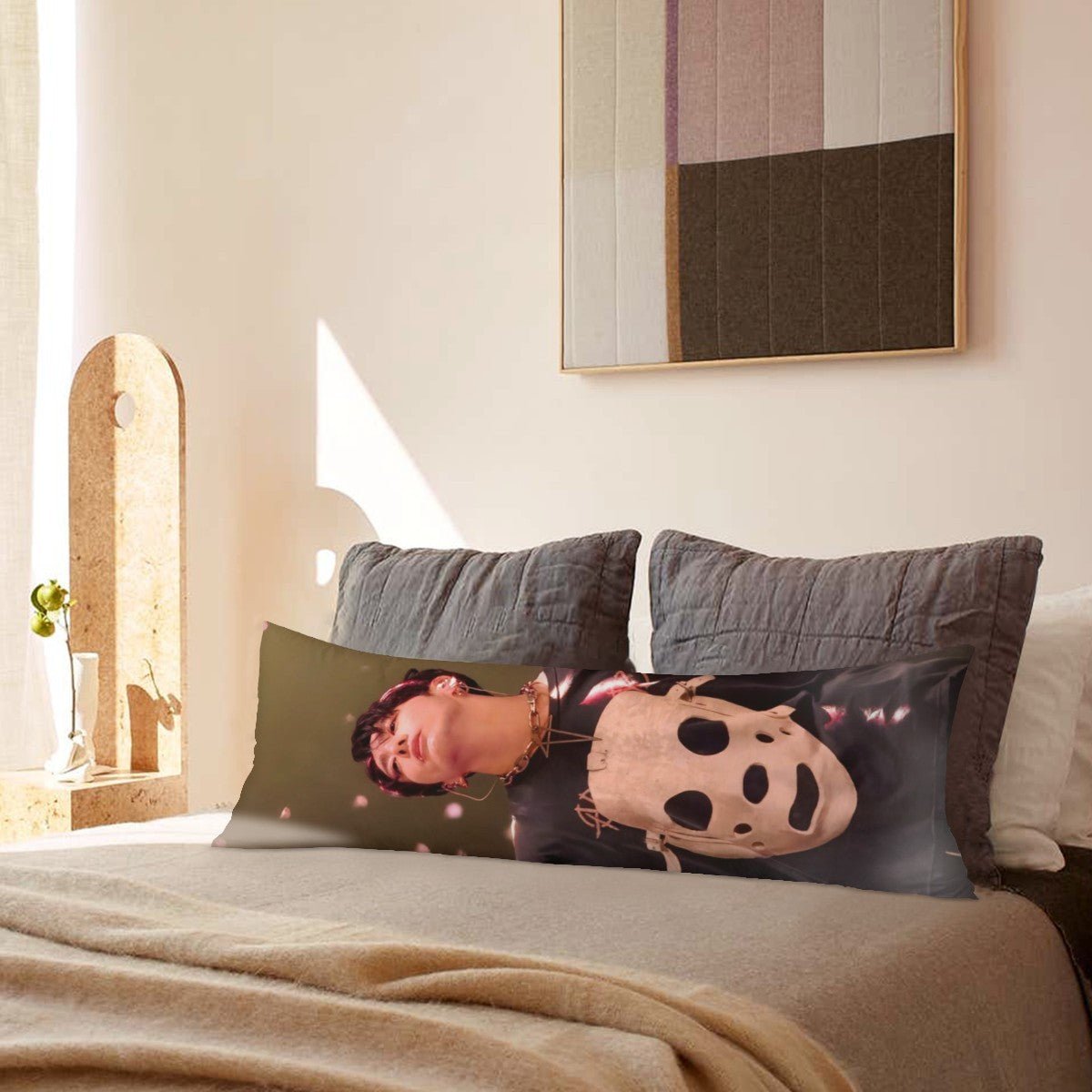 BTS JK Arirang Concert Full Body Pillow Case - Double Sided with two different photos full body pillowcases - 3 sizes! Great Kpop gift idea! - Beyond The Shoppe
