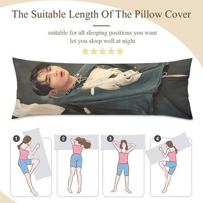 BTS JK Arirang Concert Full Body Pillow Case - Double Sided with two different photos full body pillowcases - 3 sizes! Great Kpop gift idea! - Beyond The Shoppe