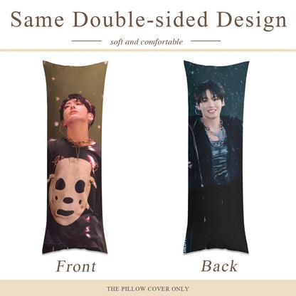 BTS JK Arirang Concert Full Body Pillow Case - Double Sided with two different photos full body pillowcases - 3 sizes! Great Kpop gift idea! - Beyond The Shoppe