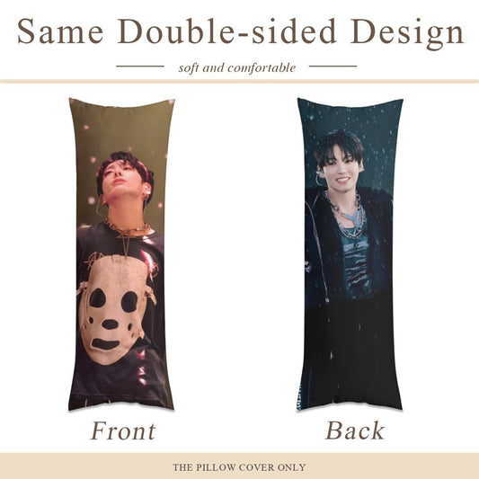 BTS JK Arirang Concert Full Body Pillow Case - Double Sided with two different photos full body pillowcases - 3 sizes! Great Kpop gift idea! - Beyond The Shoppe