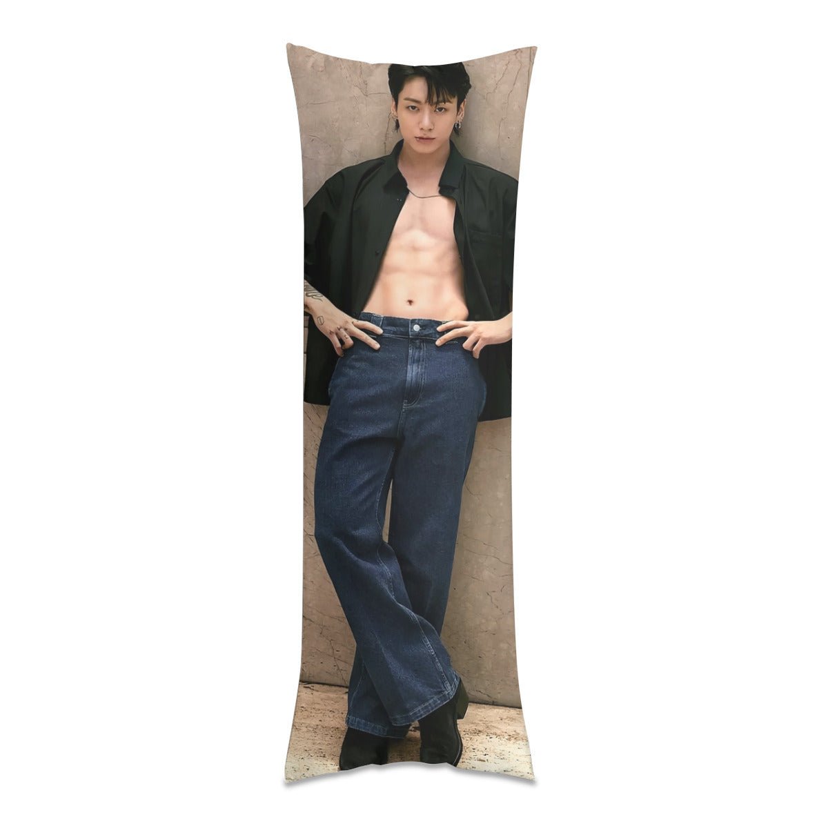 BTS JK body pillow case - 2 different Jungkook pictures! 3 sizes - bts JK full size double sided pillow case - bts jeon jungkook - Beyond The Shoppe