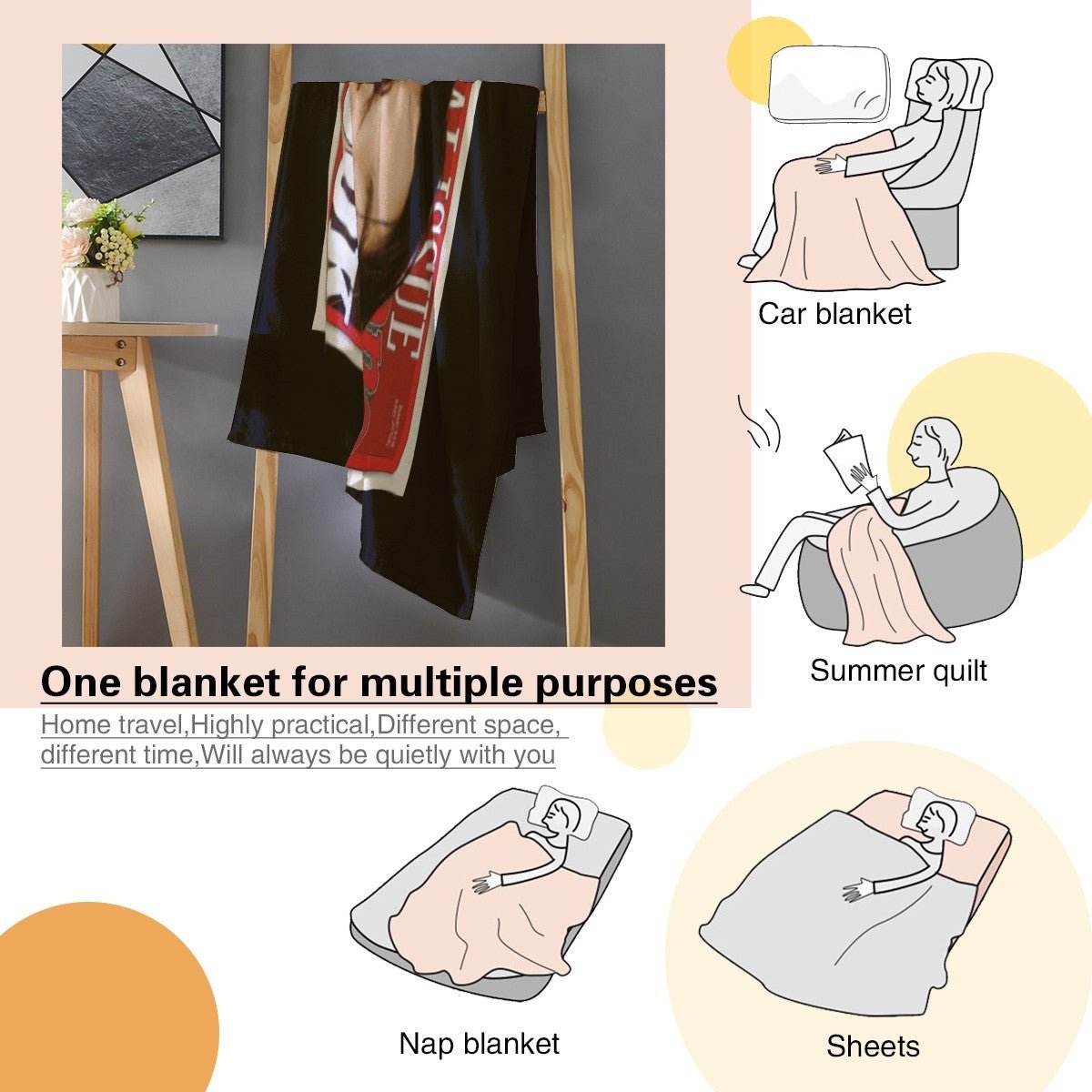 BTS JK Rolling Stone Magazine Cover Flannel Breathable Blanket 4 Sizes! Blanket Throw - Beyond The Shoppe