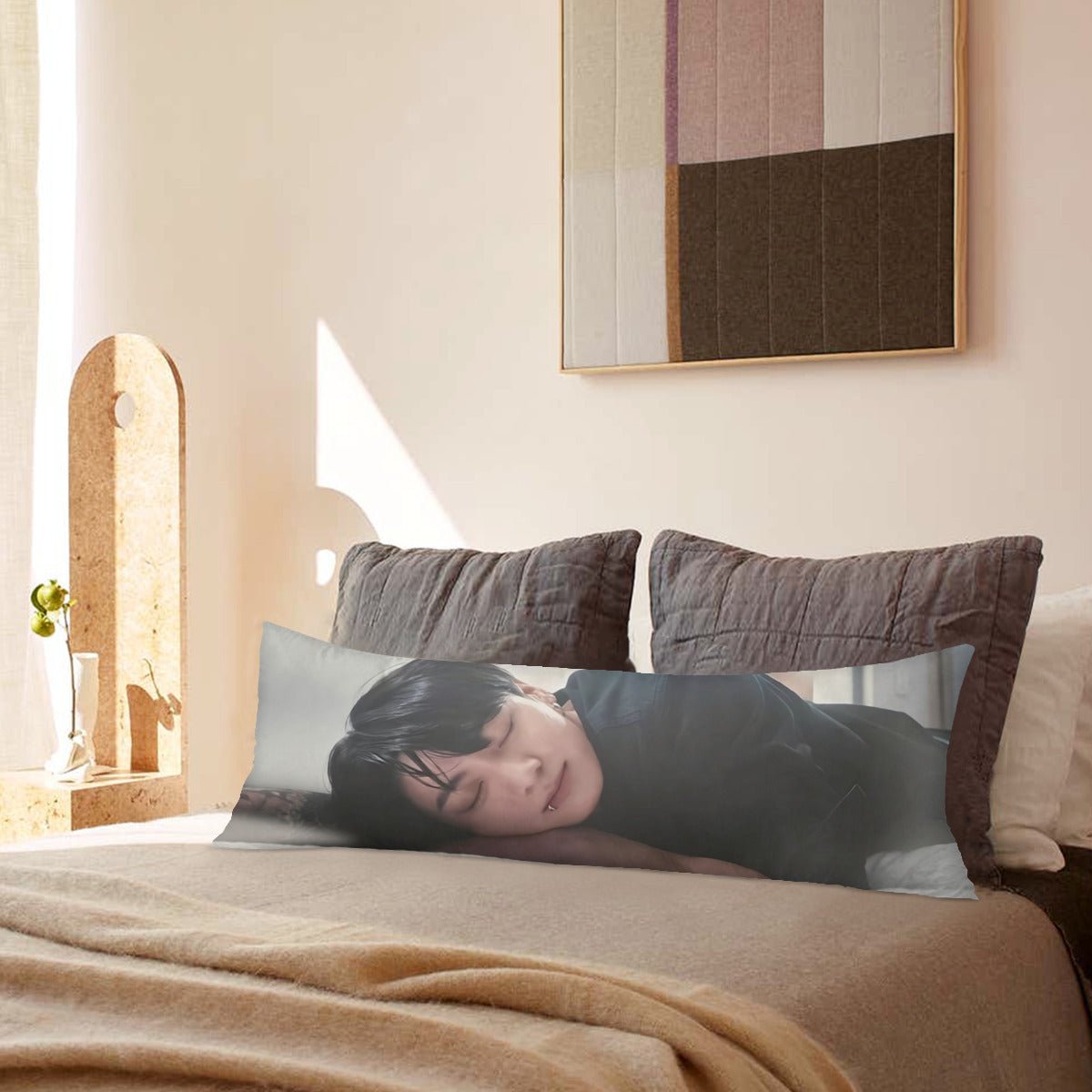 BTS JK Sleeping body pillow case - 3 sizes - Jungkook full size pillow case - BTS jk pillow case - Beyond The Shoppe