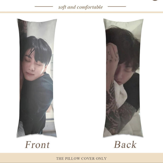 BTS JK Sleeping body pillow case - 3 sizes - Jungkook full size pillow case - BTS jk pillow case - Beyond The Shoppe