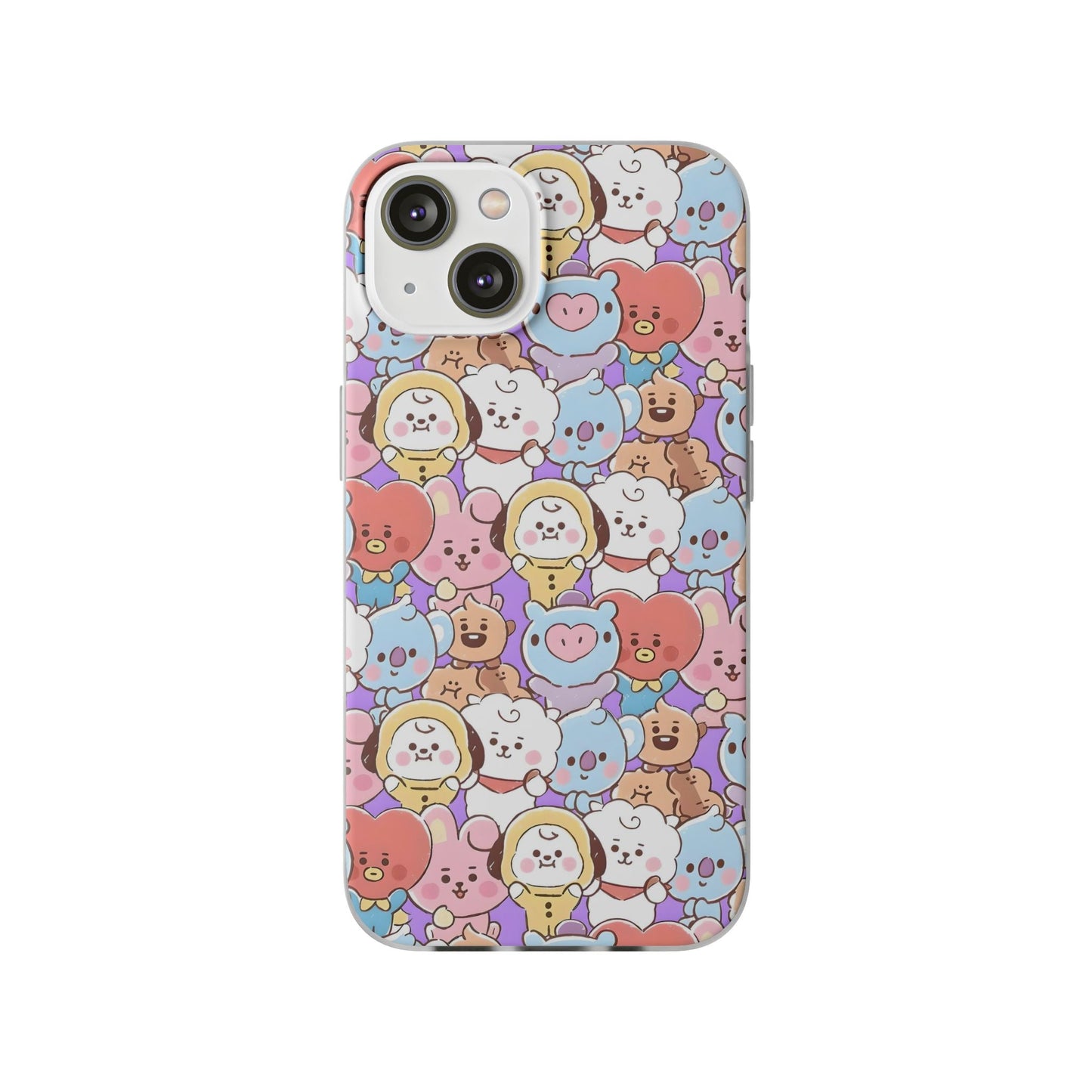 BTS Kawaii BT21 Cell Phone Case - iPhone, Samsung and Custom Covers - K - Pop Phone Covers, Gifts for Fans, Stylish Cell Phone Accessories - Beyond The Shoppe
